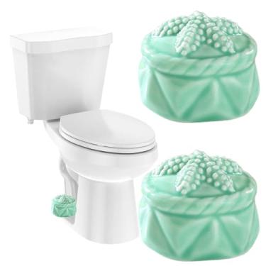 Imagem de Conjunto de 2 tampas de parafuso de vaso sanitário de estrela do mar tampas decorativas de parafusos de vaso sanitário de cerâmica tampas de parafusos de banheiro bonito capa de parafuso decoração de