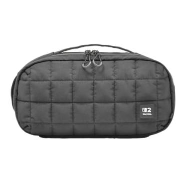 Imagem de HORI Puff Pouch (Black) Carrying Pouch for Nintendo Switch 2 - Officially Licensed by Nintendo
