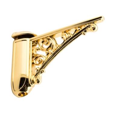 Imagem de Bothyi Suporte de prateleira de madeira e vidro para parede, substituição de suporte decorativo, estilo barroco, antigo, para banheiro, sala de estar, Ouro