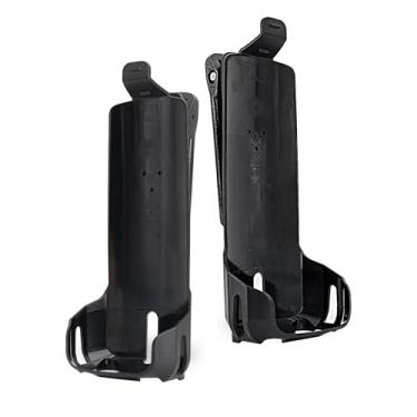 Imagem de Accessoryway Pacote com 2 Coldre de transporte de substituição série DTR 53961 com clipe de cinto giratório de 90° compatível com rádios portáteis Motorola MOTOTRBO DTR620 DTR650 DTR550 DTR410