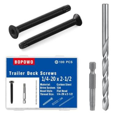 Imagem de Parafusos de corte de rosca para piso Bopowo Type F T-30 Drive