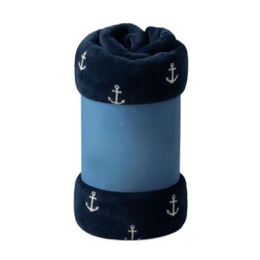 Imagem de KIT 2 UND MANTA INFANTIL BEBE SOFT COBERTOR ANTIALERGICO MENINA MENINO 1m x 0,90m (1UND PREMIUM ANCORA)