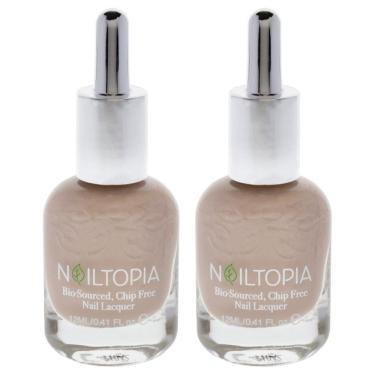 Imagem de Verniz para unhas Nailtopia Bio-Sourced Mocho Loco 85% Bio, pacote com 2 unidades