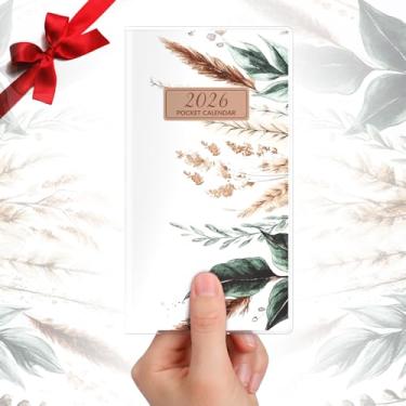 Imagem de ReliThick Calendário de bolso 2025 para bolsa, planejador mensal pequeno para mulheres, planejador semanal prático de bolso, diário, caderno, presente de Natal, Ano Novo, irmãs amigas e mulheres (Boho