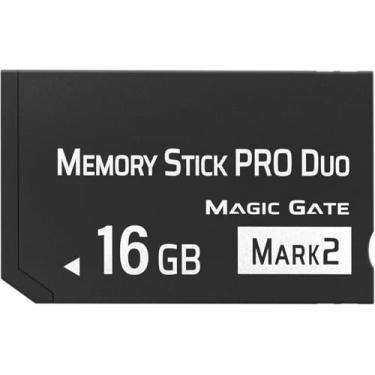 Imagem de Memory Stick Pro Duo Original 16GB (Mark2) para PSP 1000 2000 3000 Câmera MS Cartões de Memória