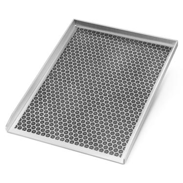 Imagem de onlyfire Chapa antiaderente de 38 cm x 30 cm para churrasqueiras a gás e carvão, grelha universal para churrasco com revestimento de favo de mel, ótima para festas, acampamento e uso não autorizado