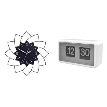 Imagem de BLWOTMOR Relógio de Parede Acrílico, Relógio de Mesa, Silencioso, Simples, Decorativo, Grande, para Quarto, Casa, Dormitório, Escola, Mesa de Jantar, Decoração