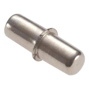 Imagem de 2X Suporte Pitão Pino Prateleira Borne 5Mm Niquelado - 100 P