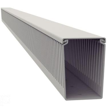 Imagem de Canaleta para Painel Aberta 50x80x2000 mm Tramontina Cinza