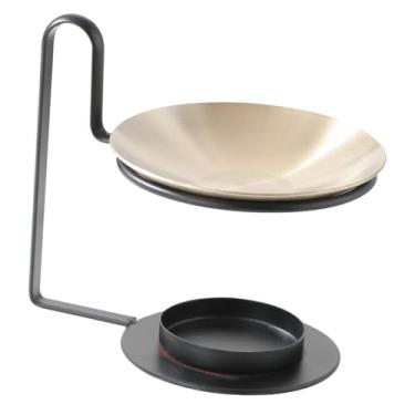 Imagem de Generic Queimador de óleo essencial difusor de óleo essencial mesa quarto restaurante café queimador de cera derretida aquecedor de fragrâncias decoração para