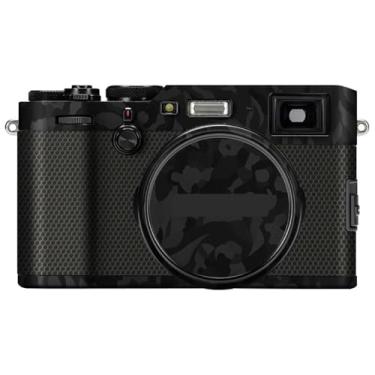 Imagem de X100F Película de câmera antiarranhões para FujiFilm X 100F Película protetora de vinil revestimento acessórios de fotografia adesivo X-100F (Shadow Camo Black)