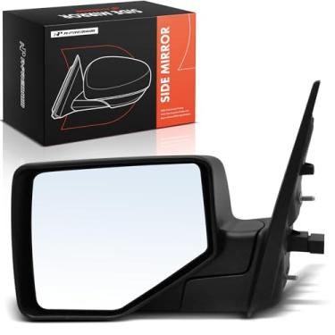 Imagem de A-Premium Espelho retrovisor elétrico do lado do motorista - compatível com Ford Explorer 2006-2010, Explorer Sport Trac 2007-2010 - Espelho retrovisor externo prateado dobrável manual não aquecido