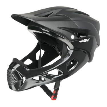 Imagem de Colaxi Capacete de bicicleta com absorção de impacto para ciclismo adulto, capacete removível para mountain bike e skate, Preto