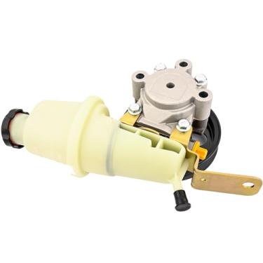 Imagem de JLEO Bomba de direção hidráulica 21-4045R com polia e reservatório serve para Dodge-Durango Dakota 4.7L 2000-2004