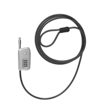 Imagem de UP Security Trava de cabo combinada de 1,8 m – reinicializável de 4 dígitos, resistente, à prova de intempéries, resistente a cortes, ideal para bicicletas, caiaques, câmeras de trilha e equipamentos
