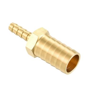 Imagem de Kozelo Pacote com 1 acessórios de mangueira de latão Farpas de mangueira de 5/20.3 cm para conexões de 1/10.2 cm para máquinas domésticas, banheiras de massagem e sistemas de irrigação