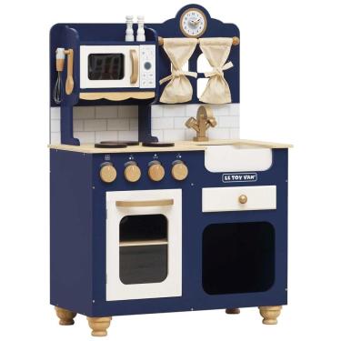Imagem de Cozinha Deluxe de Madeira Premium Para Crianças a Partir de 3 Anos, Le Toy Van, Azul