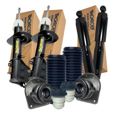 Imagem de Kit Completo 4 Amortecedores com Coxins e Batentes Suspensão Dianteira e Traseira Compatível com Strada Fire 2001 a 2019