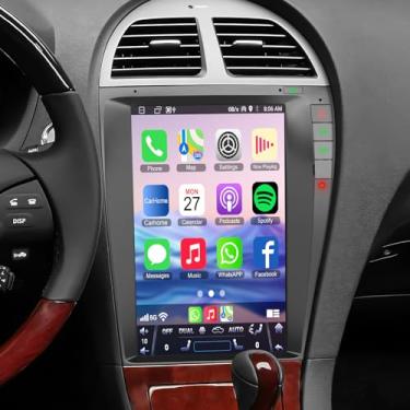 Imagem de GPS para Lexus ES350 Radio Upgrade 2006-2011, substituição Android 14estéreo, tela sensível ao toque IPS 1280 x 800, CPU de 8 núcleos, 2G RAM 32G ROM, reprodução sem fio integrada, Android Auto, FM/AM