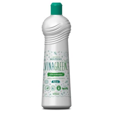 Imagem de Limpador Multiuso 500ml Hipoalergênico Natural Orgânico Ação Clareadora Limpa Banheiros Cozinhas Elimina Mofo Mau Cheiro Bactérias (Natural)