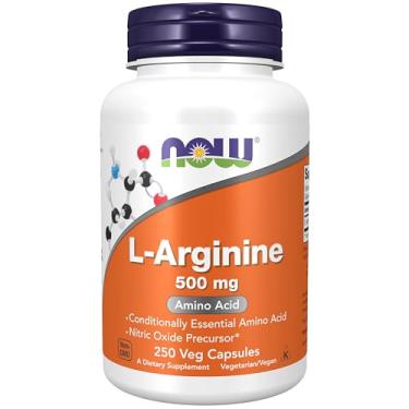 Imagem de NOW Foods - L-Arginina 500 mg. - 250 Cápsulas vegetarianas