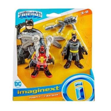 Imagem de Imaginext DC Super Friends - FireFlay e Batman - Brinquedo de Ação