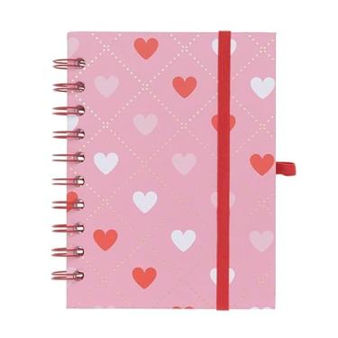 Imagem de Caderno A6 Argolado Pink Heart - 1 Unidade