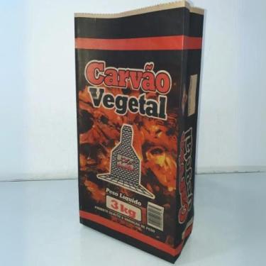 Imagem de Saco Para Carvão 3kg Embalagem Kraft Reforçada 450 Unidades - Casa do 
