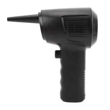 Imagem de Hztyyier Ventilador de Ar Sem Fio Ajustável e Contínuo 50000RPM Espanador de Ar Portátil Recarregável de Alta Velocidade para Eletrônicos, Bateria de 6000mAh + Carregamento USB, Leve para Viagens