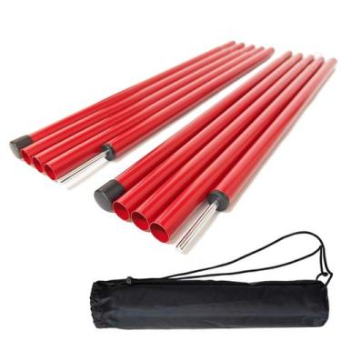 Imagem de Bastões de tenda Aokyitzm 190 cm, ferro espessado à prova de ferrugem,