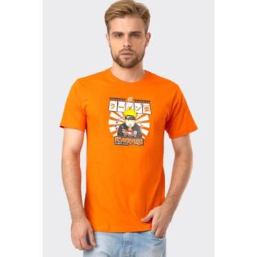 Imagem de Camiseta Unissex Naruto Ichiraku - PITICAS, 10, Laranja, Unissex