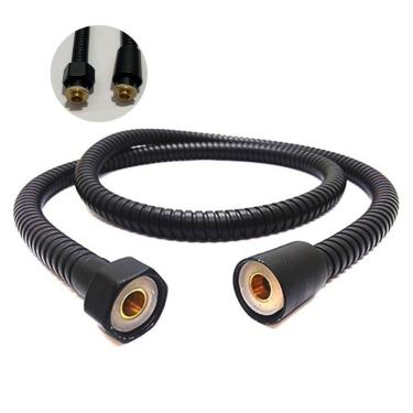 Imagem de Engate Para Ducha Higienica Chuveirinho Mangueira Flexivel 1 Metro E 20Cm Banheiro Lavabo