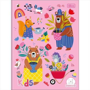 Imagem de Caderno quadriculado Tilibra 1X1cm sapeca parque 40 folhas