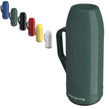 Imagem de Garrafa Térmica 500ML Roma Unitermi Garrafinha Pequena Ampola vidro Ca