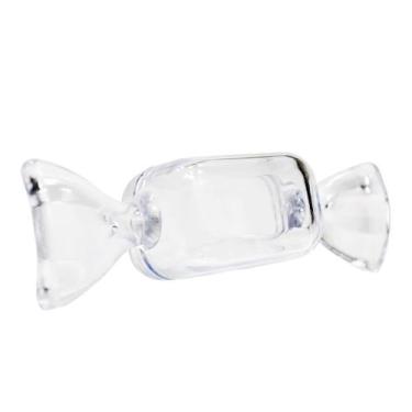 Imagem de Tubetes Acrílico Formato Bala Lembrancinha Aniversário 50 Unids - Russ