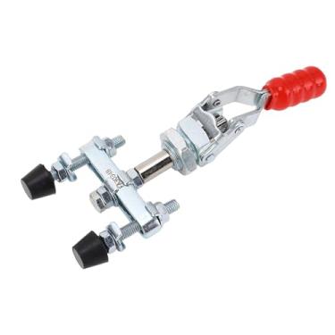 Imagem de Garosa Braçadeira de Alternância Push Pull, Cabeça Dupla, Resistente, 91kg, Capacidade, Braçadeira de Ferro para Soldagem, Carpintaria, Base de Flange, Liberação Rápida