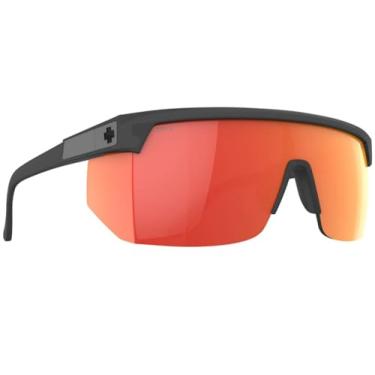 Imagem de Spy Óculos de sol Super Flynn preto fosco com ANZI 287 Happy Gray Green com lente laranja Spectra