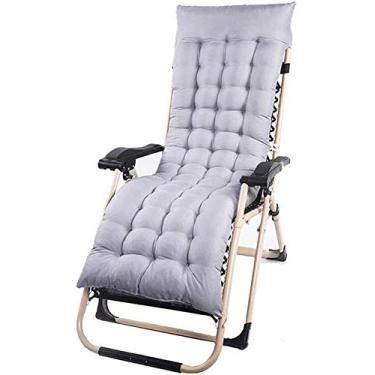 Imagem de Espreguiçadeira dobrável espreguiçadeira dobrável cadeira de jardim reclinável para pessoas pesadas ao ar livre praia gramado acampamento cadeira portátil suporte 200 kg (cor com algodão marrom), com
