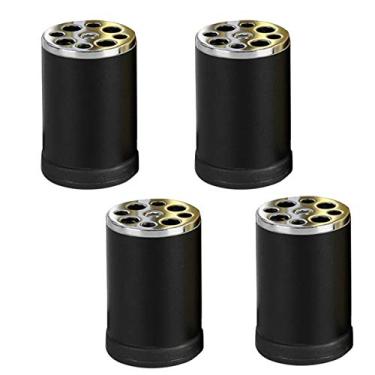 Imagem de Conjunto de 4 pernas de metal para móveis, pernas de suporte de pés de sofá com altura ajustável, pernas de mesa de alumínio, para pés de substituição de cômoda de sofá de gabinete, ajustável de 8 mm