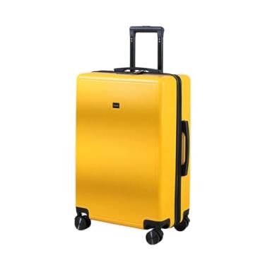 Imagem de Mala com grande capacidade de armazenamento, fácil de transportar no avião, viagem de negócios, leve e silenciosa, rodízios de carrinho de vários níveis, equipada com bolsa portátil TSA de cano baixo