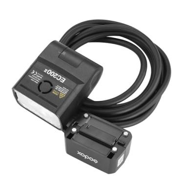 Imagem de GODOX Cabeça de flash de extensão EC200II 200W com cabo de 2 m, lâmpada portátil para fora da câmera, compatível com flash de bolso GODOX AD200ProII Speedlite
