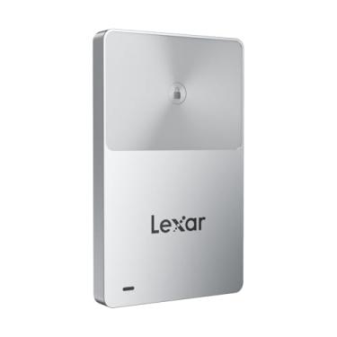Imagem de Lexar TouchLock SSD portátil 512 GB com criptografia NFC de um toque, unidades externas de estado sólido USB 3.2 Gen2, suporte magnético para telefone SSD para iPhone 17/16, tablet, PC