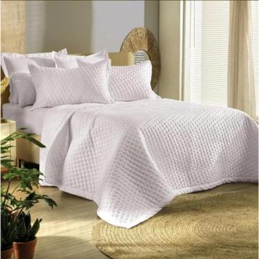 Imagem de Jogo de Colcha Queen Altenburg Toque Acetinado 3 Peças Matelassê Elega