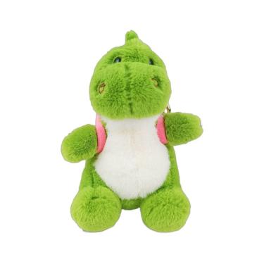 Imagem de Chaveiro de dinossauro de pelúcia fofo T-Rex com mochila de morango