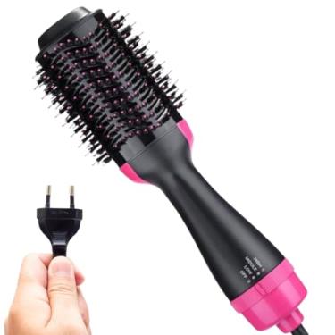 Imagem de Escova Secadora 4 em 1 | 1000W 110V | Seca, Alisa, Modela em Minutos | Antifrizz | Resultado de Salão e Brilho Intenso