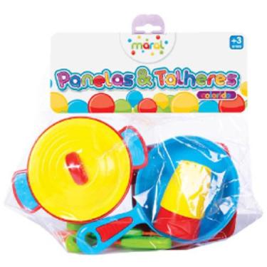 Imagem de Panelas e talheres coloridos maral, ., UN