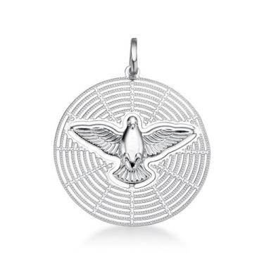 Imagem de Pingente Feminino Aço Inoxidável Divino Espirito Santo - Couti