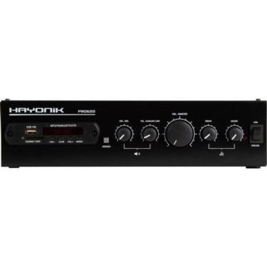 Imagem de Amplificador Hayonik Pro620 100W Rms Com Gongo