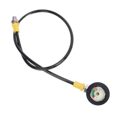 Imagem de Generic Adaptador de Tanque de Mergulho Com Válvula, Mangueira Tecida de Fibra de Carbono Compacta de 4000psi Com Display Luminoso, Peças de Reguladores de Tanques de Paintball para