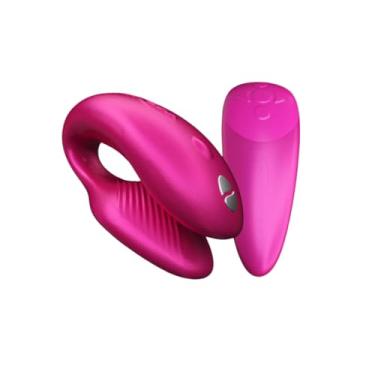 Imagem de WV Chorus – Vibrador para Casais com Controle Remoto e App – Estimulador de Clitóris, Ponto G e Pênis – Ajustável, Recarregável e à Prova d’Água (Rosa)